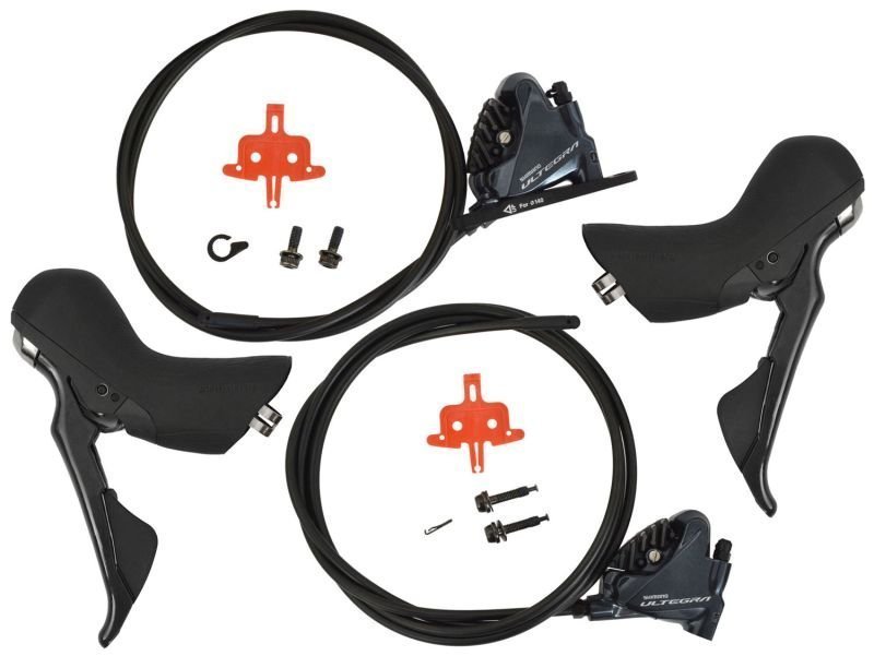 Shimano Gruppo ULTEGRA R8020 2x11 velocità 160/160mm - immagine 4